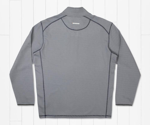 Endzone Stripe Performance Pullover NAVY/ORANGE