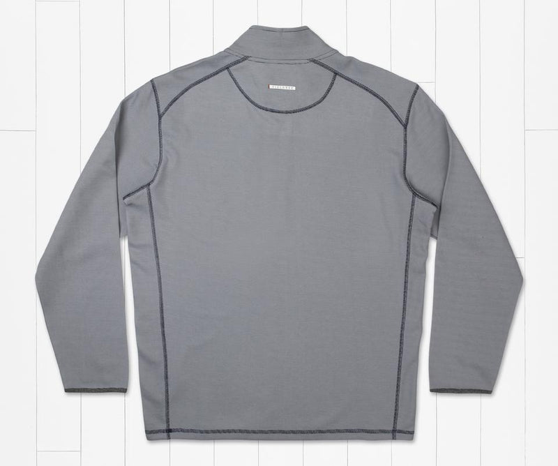 Endzone Stripe Performance Pullover NAVY/ORANGE