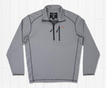 Endzone Stripe Performance Pullover NAVY/ORANGE