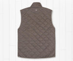 Newton Quilted Vest Stone Brown