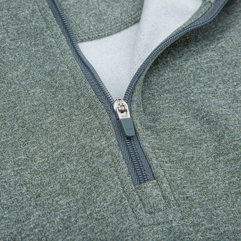 FLOW PERFORMANCE 1/4 ZIP PULLOVER Sycamore