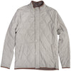 CANDLER QUILTED COAT WITH PRIMALOFT INSULATION PEBBLE GREY