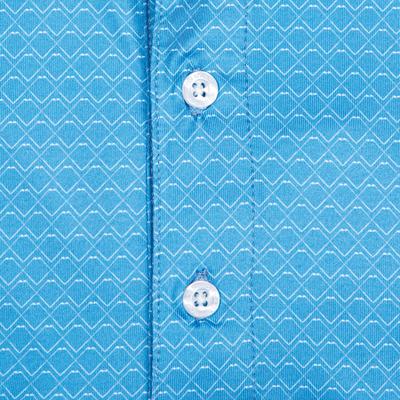 CROSSED CLUBS PRINTED PERFORMANCE POLO