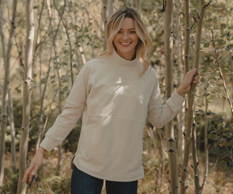 Rugged Canyon Comfort Fleece Pullover OATMEAL