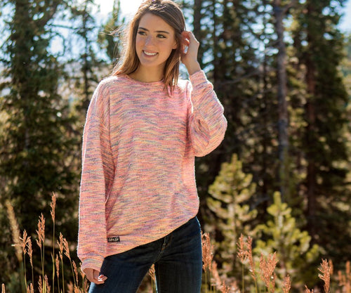 Sunday Morning Sweater - Rainbow Pink