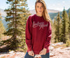 Sunday Morning Sweater - Washed Corduroy Maroon