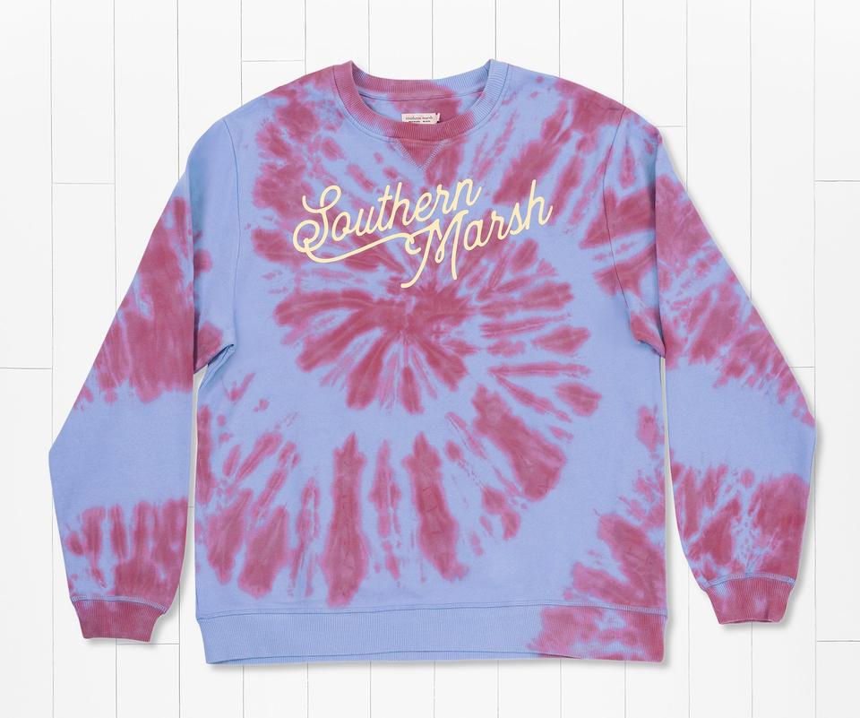 Southern marsh tie dye sweatshirt shop