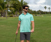 Dunmore Performance Polo ANTIGUA BLUE