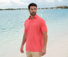 MarshLUX Mangrove Pique Polo CORAL