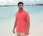 MarshLUX Mangrove Pique Polo CORAL