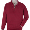 MERLOT COTTON/MODAL QUARTER-ZIP