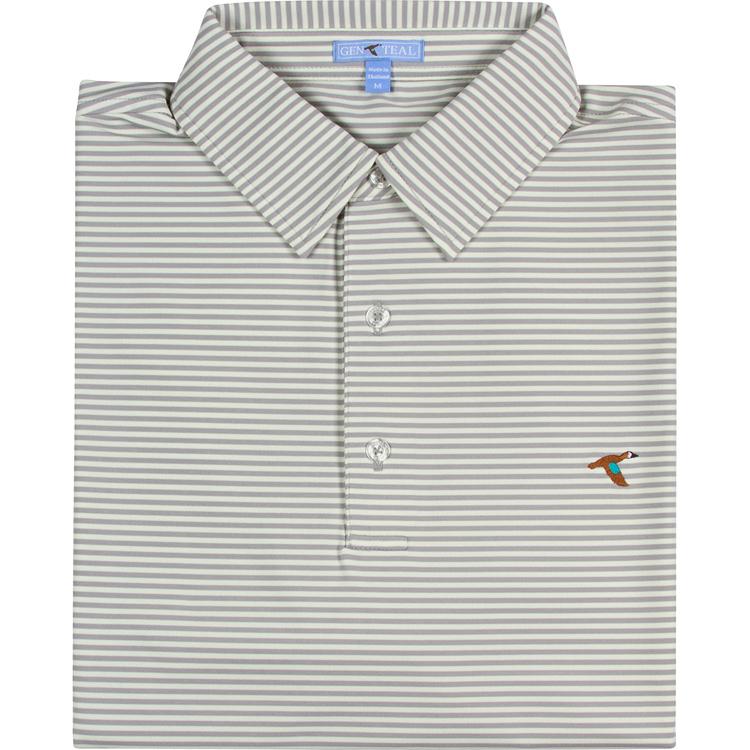 OUTBACK SEASIDE STRIPE PERFORMANCE POLO
