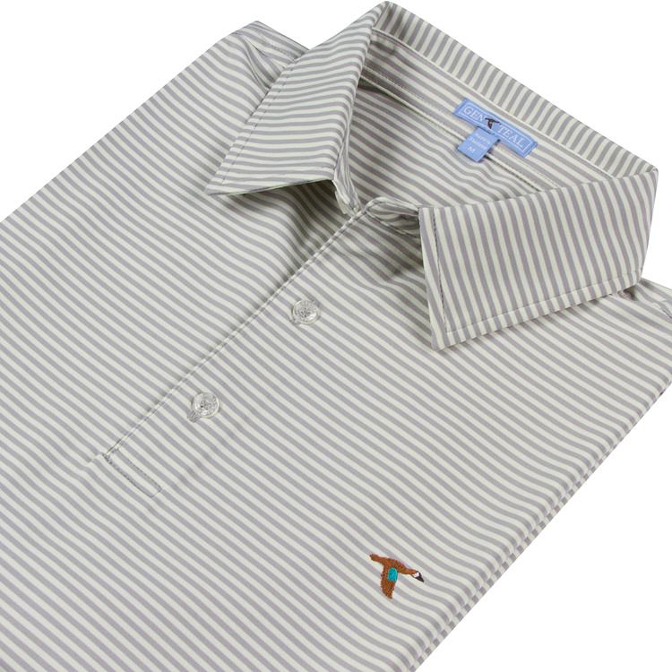 OUTBACK SEASIDE STRIPE PERFORMANCE POLO