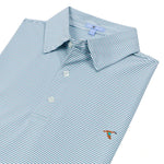LAPIS HARBOR STRIPE PERFORMANCE POLO