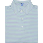 WAVES MILIEU STRIPE PERFORMANCE POLO