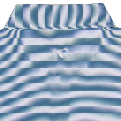 PROVINCIAL PINSTRIPE PERFORMANCE POLO