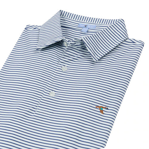 ULTRAMARINE FREEPORT STRIPE PERFORMANCE POLO