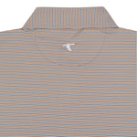 TOASTED FREEPORT STRIPE PERFORMANCE POLO
