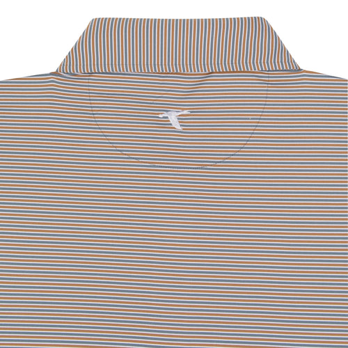 TOASTED FREEPORT STRIPE PERFORMANCE POLO