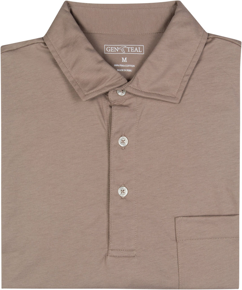ALDER EASTON PIMA COTTON POLO