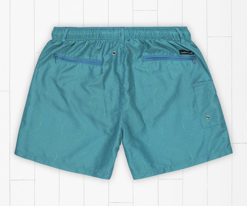 Dockside Swim Trunk - Circle Maze