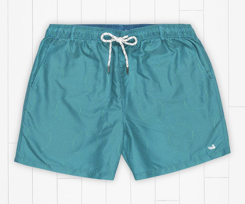 Dockside Swim Trunk - Circle Maze