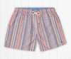 Dockside Swim Trunk - Pacific Stripe Peach & Lilac
