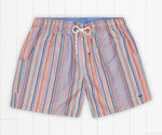 Dockside Swim Trunk - Pacific Stripe Peach & Lilac