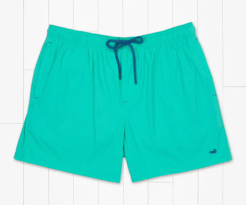 Wharf Stretch Lined Trunk BIMINI GREEN