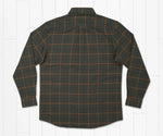 Montevallo Houndstooth Flannel DARK OLIVE AND NAVY