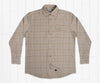 Montevallo Houndstooth Flannel TAN AND SLATE