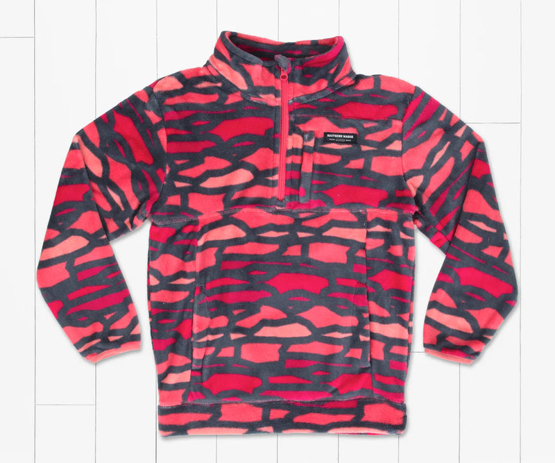 Youth Ogden Gorge Fleece Pullover PINK
