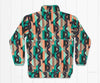 Youth Playa Printed Pullover MINT AND DARK GREEN