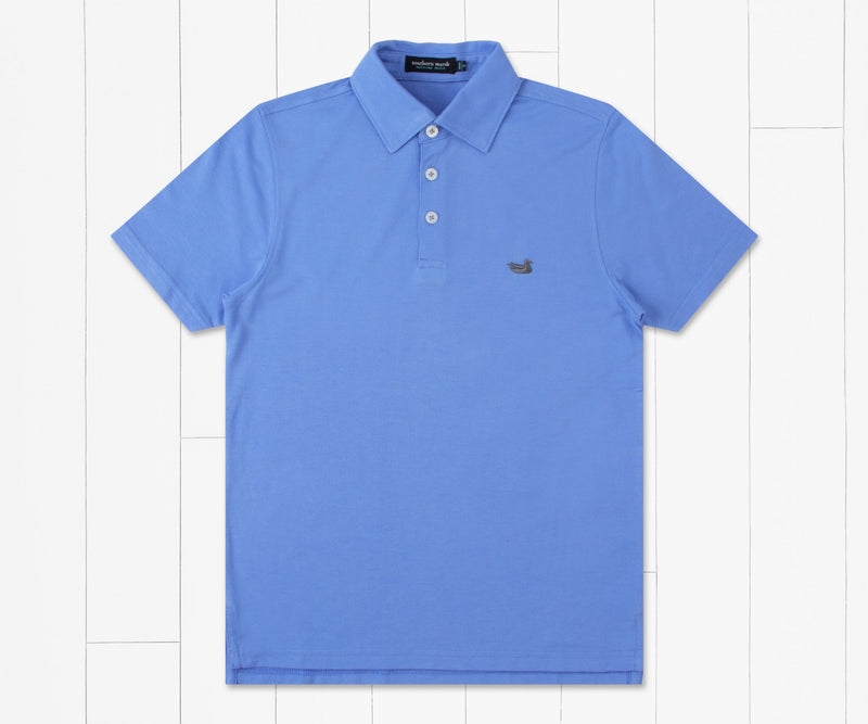 Youth MarshLUX Mangove Pique Polo FRENCH BLUE