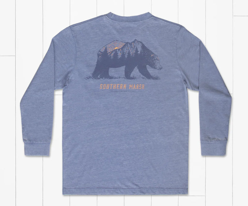 Youth LS SEAWASH Tee - Barely Light