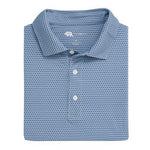 Tour Logo Printed Performance Polo DUSTY BLUE
