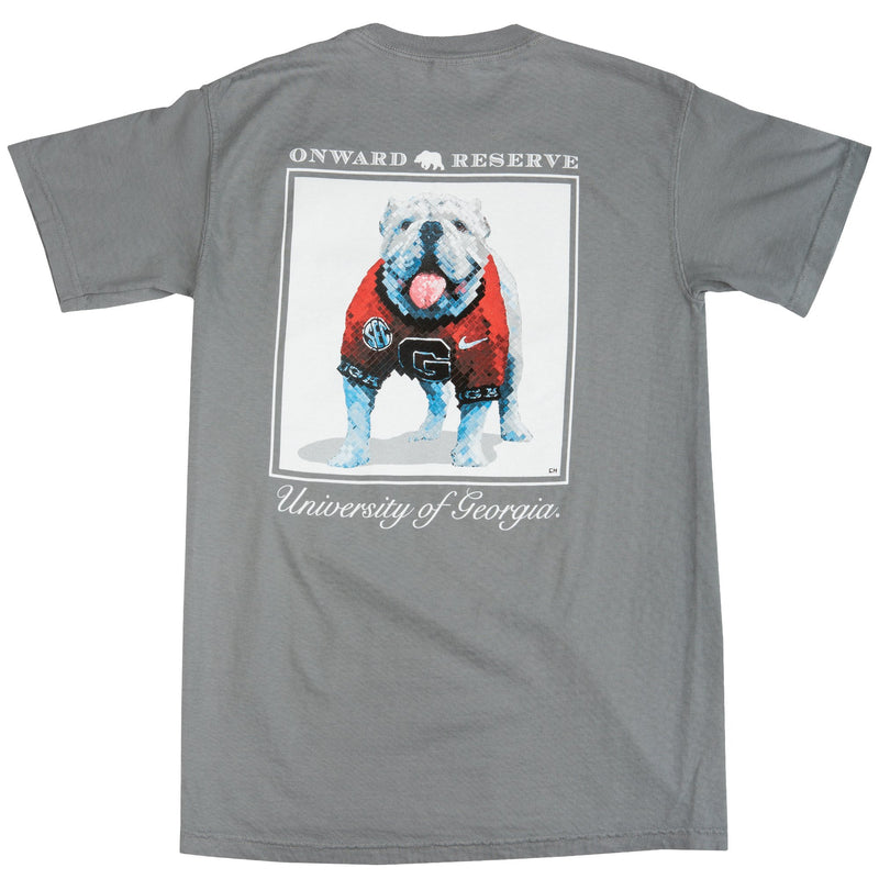 UGA Charlie Hanavich Short Sleeve Tee | Grey