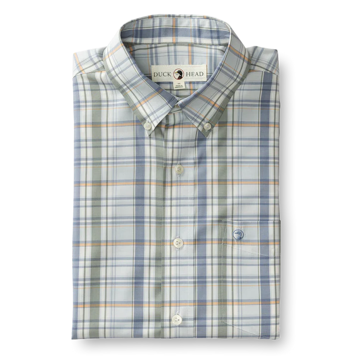 Performance Poplin Sport Shirt Onslow Plaid