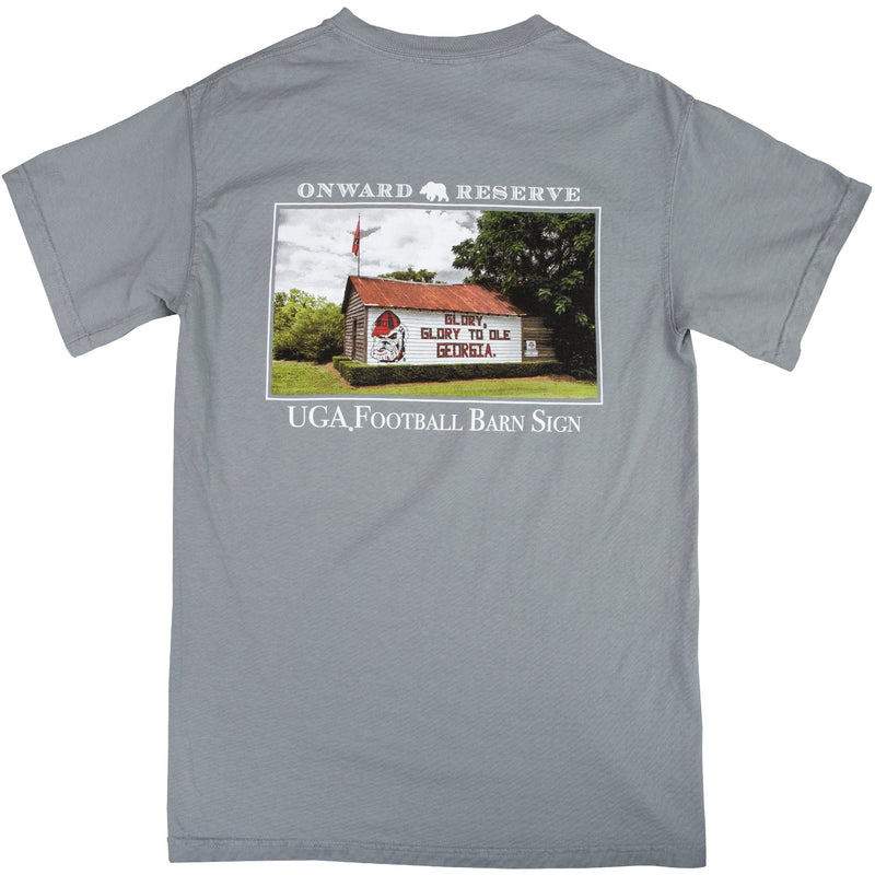 Glory Barn Art Short Sleeve Pocket Tee | Grey