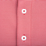 Hairline Stripe Standing Bulldog Performance Polo