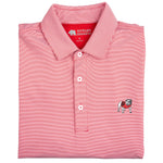 Hairline Stripe Standing Bulldog Performance Polo