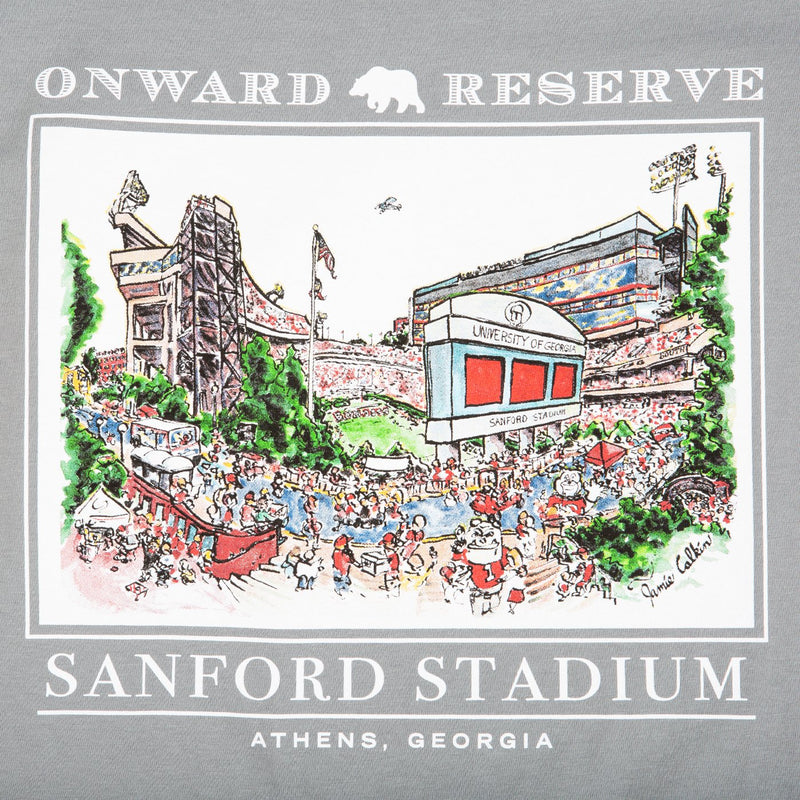 Jamie Calkin Sanford Stadium Short Sleeve Tee | Grey