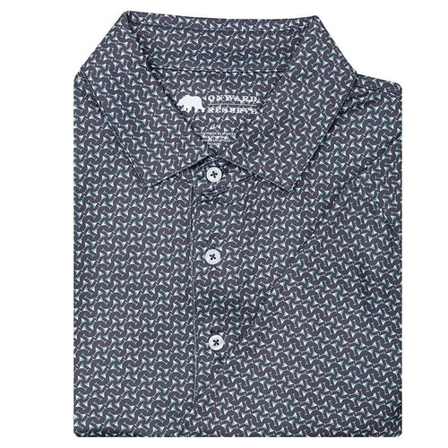 MARTINI PRINTED PERFORMANCE POLO