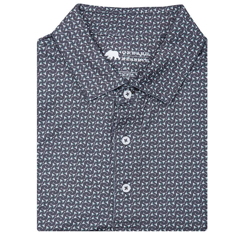 MARTINI PRINTED PERFORMANCE POLO