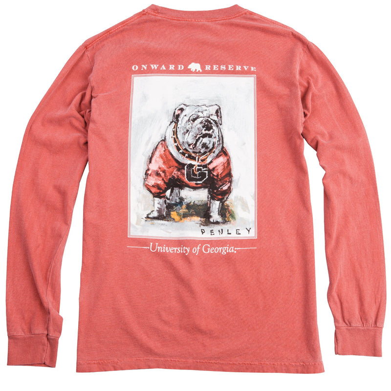 UGA Penley Long Sleeve | Red