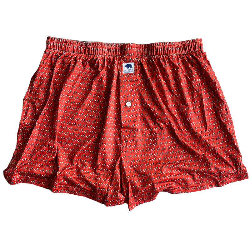 Standing Bulldog Performance Boxers RED