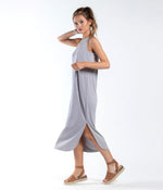 MODAL MIDI DRESS GRAY RIDGE