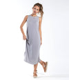 MODAL MIDI DRESS GRAY RIDGE