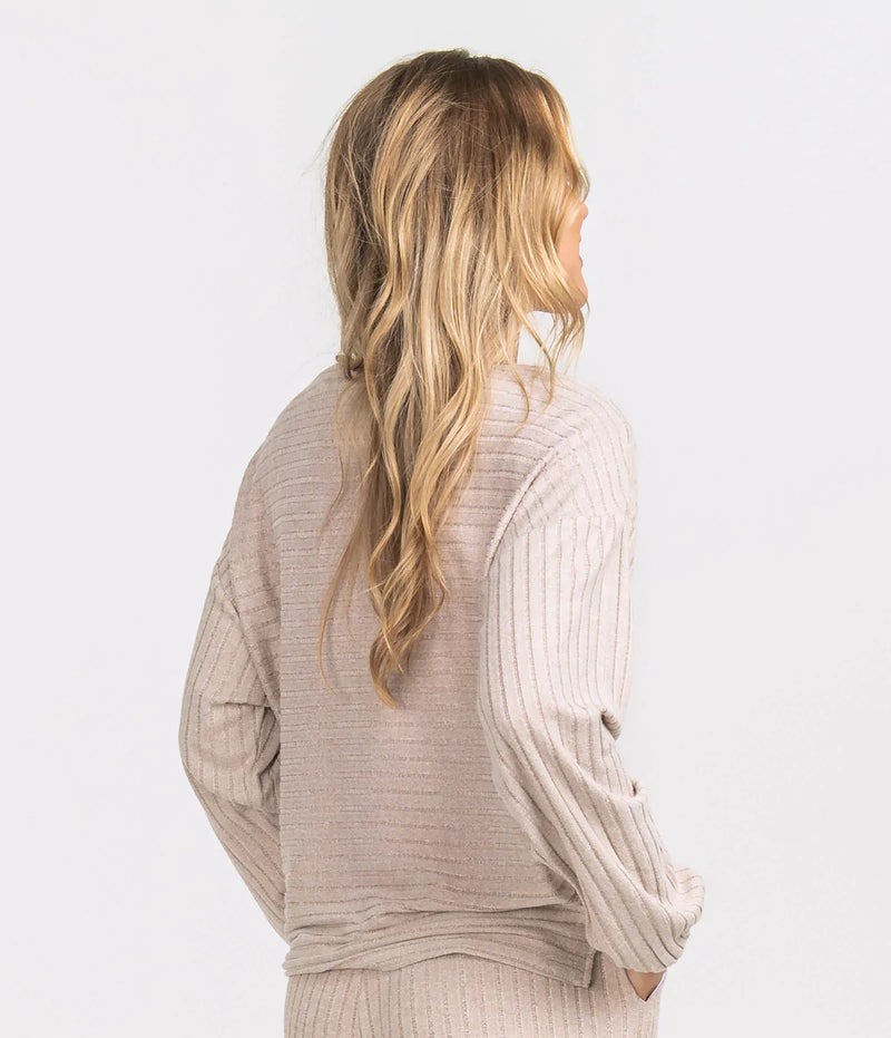 RIBBED SINCERELY SOFT BELLA TOP AUTUMN GLAZE