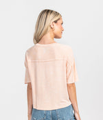 Salt Washed Top FADED CORAL